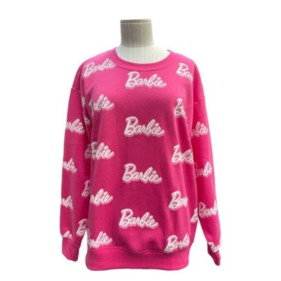 Barbie Signature Logo Crew Neck L/S Sweatshirt - Picture 3 of 6